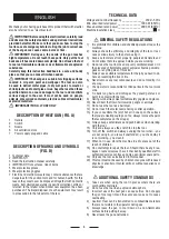 Предварительный просмотр 6 страницы Valex P2000 Instructions For Use And Safety Instructions