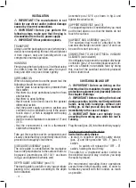 Предварительный просмотр 12 страницы Valex PE1810 Operating Instructions Manual