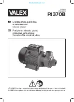 Valex PJ370B Operating Instructions Manual предпросмотр