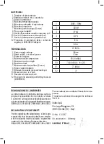 Предварительный просмотр 2 страницы Valex PJ370B Operating Instructions Manual