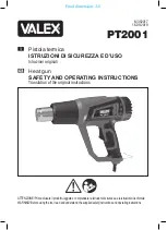 Предварительный просмотр 1 страницы Valex PT2001 Safety And Operating Instructions Manual