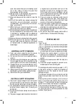 Preview for 9 page of Valex PT2001 Safety And Operating Instructions Manual