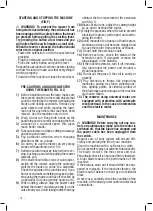 Предварительный просмотр 10 страницы Valex S496214 Operating Instructions Manual