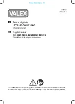Preview for 1 page of Valex S800146 Operating Instructions Manual
