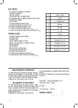 Preview for 2 page of Valex S955EPQ Operating Instructions Manual