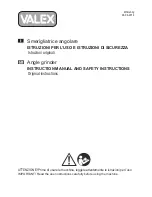 Valex SA 1000 Instruction Manual And Safety Instructions предпросмотр