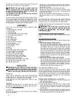 Предварительный просмотр 16 страницы Valex SA 1000 Instruction Manual And Safety Instructions