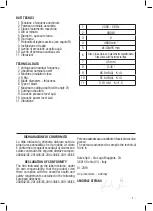 Предварительный просмотр 5 страницы Valex SC141 Operating Instructions Manual