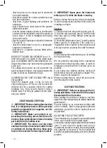 Предварительный просмотр 12 страницы Valex SC191 Operating Instructions Manual