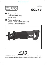 Preview for 1 page of Valex SG710 Operating Instructions Manual