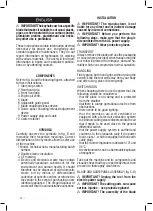Предварительный просмотр 10 страницы Valex SG710 Operating Instructions Manual