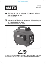Valex Spark 4000 Operating Instructions Manual preview