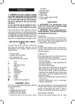 Предварительный просмотр 9 страницы Valex T910 Translation Of The Original Operating Instructions