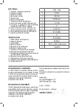 Preview for 12 page of Valex TB26 FG Operating Instructions Manual