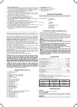 Preview for 15 page of Valex TLS210N Instruction Manual And Safety Instructions