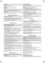 Предварительный просмотр 16 страницы Valex TLS210N Instruction Manual And Safety Instructions