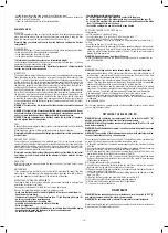 Preview for 18 page of Valex TLS210N Instruction Manual And Safety Instructions