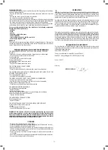 Preview for 19 page of Valex TLS210N Instruction Manual And Safety Instructions