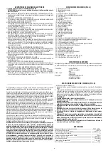 Preview for 8 page of Valex TLS250N Instruction Manual And Safety Instructions