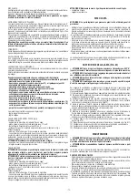 Предварительный просмотр 12 страницы Valex TLS250N Instruction Manual And Safety Instructions