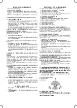 Предварительный просмотр 7 страницы Valex TORONTO 401 Operating Instructions Manual