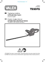 Preview for 1 page of Valex TS50FG Operating Instructions Manual