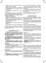 Предварительный просмотр 9 страницы Valex TS50FG Operating Instructions Manual