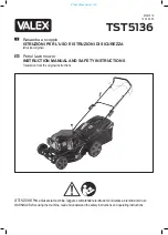 Preview for 1 page of Valex TST5136 Instruction Manual And Safety Instructions