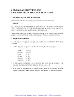 Preview for 2 page of Valhalla Scientific 2701C Calibration Procedure