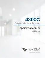 Preview for 1 page of Valhalla Scientific 4300C Operation Manual