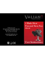 Предварительный просмотр 1 страницы Valiant FIR300 User Instructions