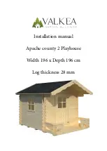 Предварительный просмотр 1 страницы Valkea Apache county 2 Installation Manual