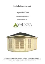 Preview for 1 page of Valkea IOWA Installation Manual