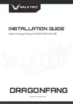 VALKYRIE Dragonfang 240 Installation Manual preview