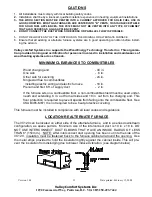 Предварительный просмотр 12 страницы Valley Comfort Systems VC120 Owner'S Manual