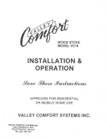 Preview for 1 page of Valley Comfort Systems VC16 Installation & Operation Manual