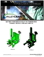 Preview for 1 page of VALLEY CRAFT F89838A2 Instruction Manual