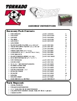 Valley-Dynamo Tornado Sport Assembly Instructions preview