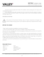 Preview for 2 page of Valley 887902 Installation Manual