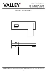 Valley BELLE 751.208P.100 Installation Manual preview