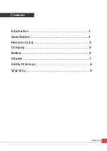 Предварительный просмотр 3 страницы Valley DEO-N9 User Manual