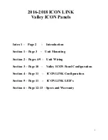 Предварительный просмотр 1 страницы Valley ICON LINK Manual