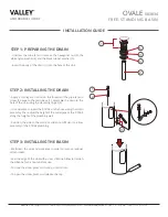 Предварительный просмотр 3 страницы Valley OVALE VA3834 Installation Manual