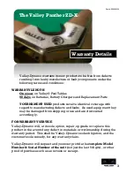 Предварительный просмотр 3 страницы Valley Panther ZD-X Service Manual And Instructions