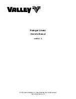 Предварительный просмотр 1 страницы Valley Rainger Linear Owner'S Manual