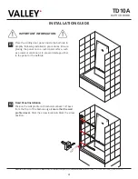 Preview for 4 page of Valley TD10A Installation Manual