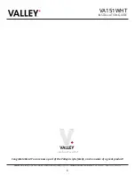 Preview for 6 page of Valley VA151WHT Installation Manual