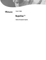 Preview for 1 page of Valleylab RapidVac User Manual