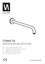 Vallone COMO 24 Installation Instructions Manual preview
