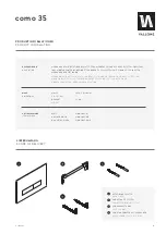 Preview for 2 page of Vallone como 35 Technical Information